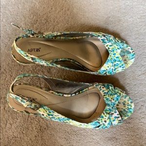 Apt 9 cork wedges